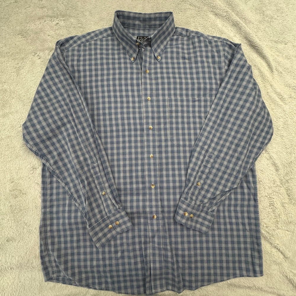 Jos. A. Bank Traveler's Collection Shirt Men's Size Large 100% Cotton - Picture 3 of 8